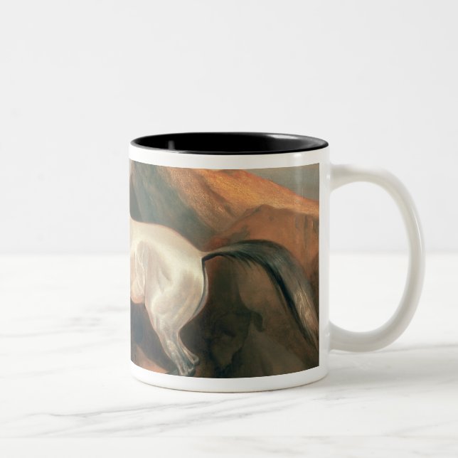 Tasse 2 Couleurs Étalon arabe (Droit)