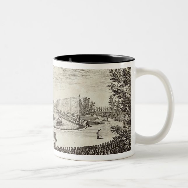 Tasse 2 Couleurs Étape sur le grand étang représentant (Droit)