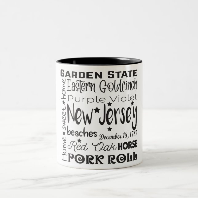 Tasse 2 Couleurs État/New Jersey (Centre)