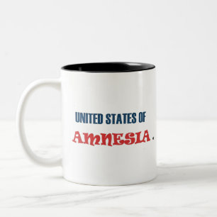 TASSE 2 COULEURS ÉTATS-UNIS D'AMNÉSIE