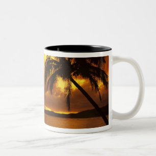 Tasse 2 Couleurs États-Unis, Hawaï, Kauai, Lever de soleil coloré d