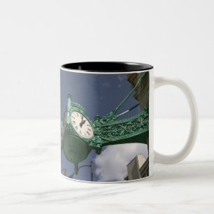 Tasse 2 Couleurs États-Unis, Illinois, Chicago: La boucle : État 