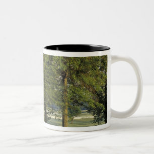 Tasse 2 Couleurs États-Unis, Kentucky, Lexington. Rangée d'arbres e
