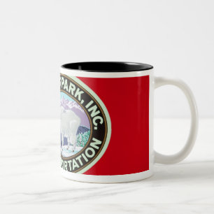 Tasse 2 Couleurs États-Unis, Montana, Glacier National Park, Vintag