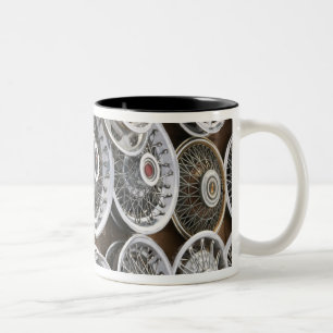 Tasse 2 Couleurs États-Unis, Nouveau-Mexique, Prewitt : Enjoliveurs