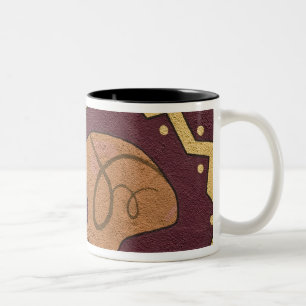 Tasse 2 Couleurs États-Unis, Nouveau-Mexique, Santa Fe. Section rap
