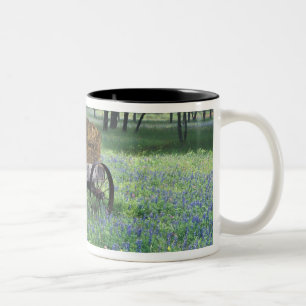 Tasse 2 Couleurs ÉTATS-UNIS, Texas, à l'est de Devine, Vieux chario