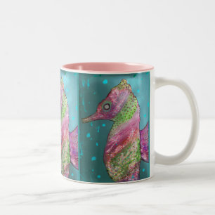TASSE 2 COULEURS ÉTINCELLE DE SEAHORSING.