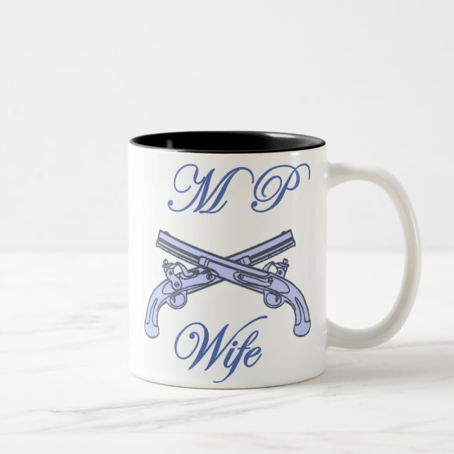 Tasse 2 Couleurs Étiquettes de chien 045 (Droit)