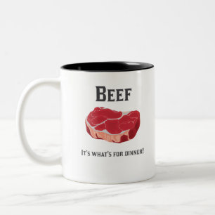 Tasse 2 Couleurs Étoffez, il est ce qui est pour le dîner ! T-shirt