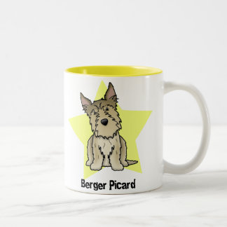 Tasse 2 Couleurs Étoile Berger Picard de Kawaii