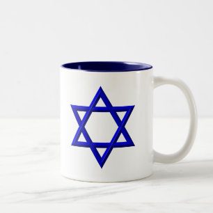 Tasse 2 Couleurs Étoile de David