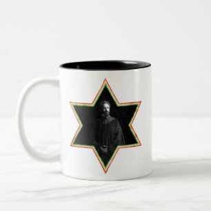Tasse 2 Couleurs Étoile de David de Haile Selassie