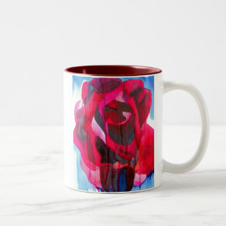 Tasse 2 Couleurs Etoile de Holland art rose moderne