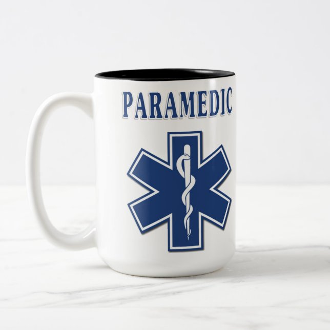 Tasse 2 Couleurs Étoile d'infirmier de la vie (Gauche)