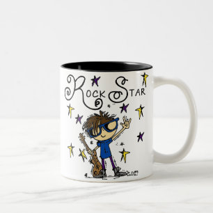Tasse 2 Couleurs Étoile rock Brunette