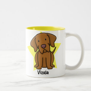 Tasse 2 Couleurs Étoile Vizsla de Kawaii
