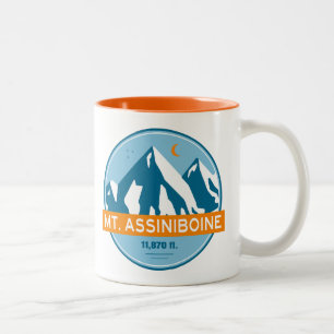 Tasse 2 Couleurs Étoiles et Lune du mont Assiniboine