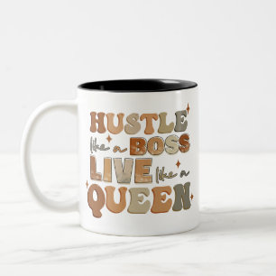 Tasse 2 Couleurs Étournez Comme Un Patron Vit Comme Une Femme Noire