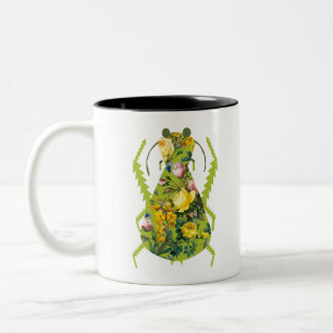 Tasse 2 Couleurs Étrange coléoptère vert