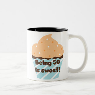 Tasse 2 Couleurs Etre 50 est Sweet T-shirts et cadeaux