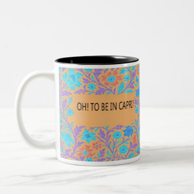 TASSE 2 COULEURS ÊTRE À CAPRI ! (Gauche)