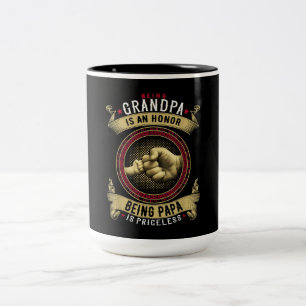 Tasse 2 Couleurs Être Grand-Père Est Un Honneur Être PaPa Est In