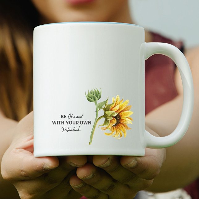 Tasse 2 Couleurs Être Observé Avec Votre Propre Potentiel (Créateur téléchargé)
