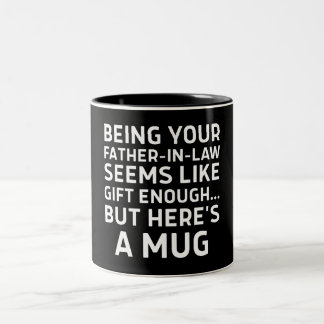 Tasse 2 Couleurs Être votre beau-père semble être un cadeau suffisa