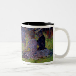 Tasse 2 Couleurs Étude de Georges Pierre Seurat   pendant 'un