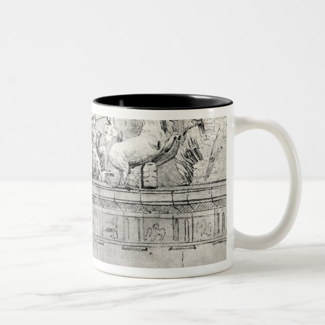 Tasse 2 Couleurs Étude d'un fronton du parthenon (Droit)