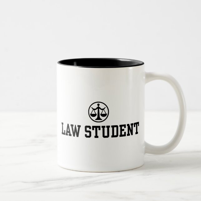 Tasse 2 Couleurs Étudiant en droit (Droit)