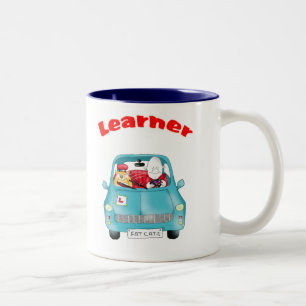 Tasse 2 Couleurs étudiant, examen de conduite