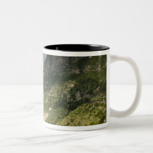 Tasse 2 Couleurs Europe, Italie, Campanie (Côte amalfitaine) Posita