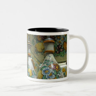 Tasse 2 Couleurs Europe, Italie, Sicile, Taormine. Traditionnel 7