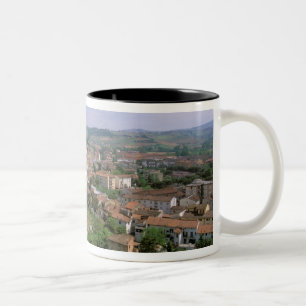 Tasse 2 Couleurs Europe, Italie, Toscane, Certaldo. Colline médiéva