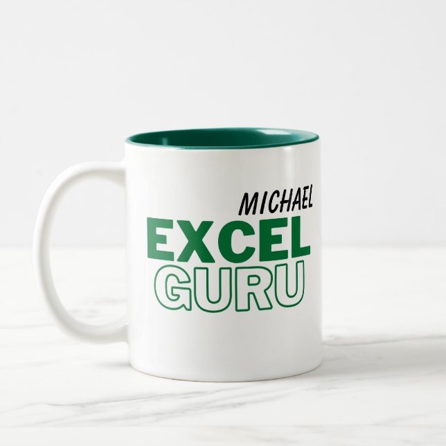 Tasse 2 Couleurs Excel Guru Funny Accounting (Gauche)