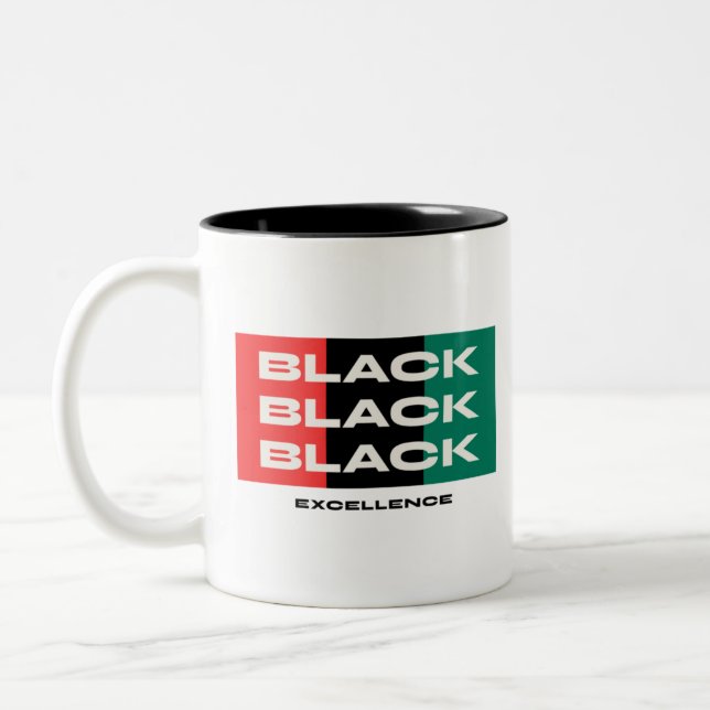 Tasse 2 Couleurs Excellence noire (Gauche)