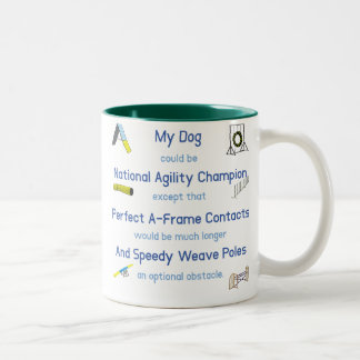 Tasse 2 Couleurs Excuses d'agilité