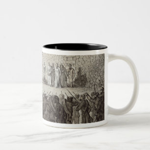 Tasse 2 Couleurs Exécution des otages pendant la commune, 1871