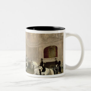 Tasse 2 Couleurs Exercice de matin dans le Hofreitschule