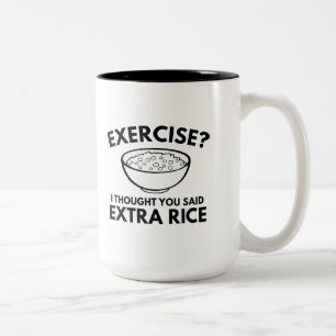 Tasse 2 Couleurs Exercice ? Riz extra