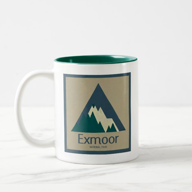 Tasse 2 Couleurs Exmoor National Park Rustic (Gauche)