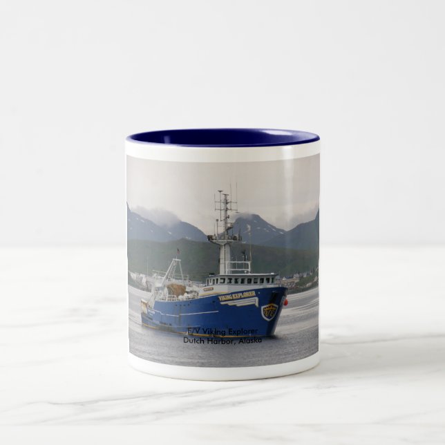 Tasse 2 Couleurs Explorateur de Viking, pêchant le chalutier dans (Centre)