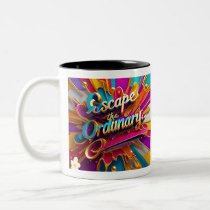 Tasse 2 Couleurs "Explorer, Découvrir, S'évader"