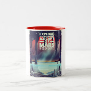 Tasse 2 Couleurs Explorez les lacs cachés de la calotte glaciaire d