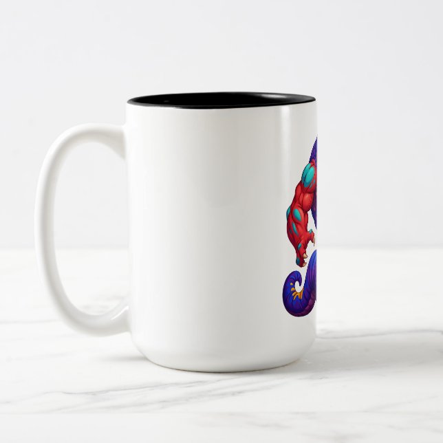 Tasse 2 Couleurs Explosion de monstre vibrant (Gauche)