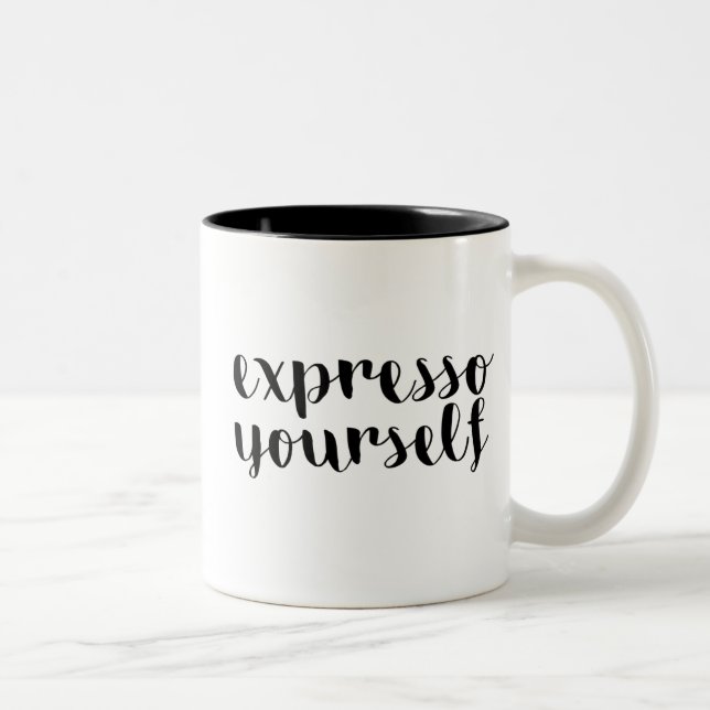 Tasse 2 Couleurs Expresso Vous-Même (Droit)