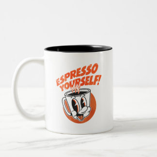 Tasse 2 Couleurs Exprimez-vous avec humour T-Shirt graphique pour a