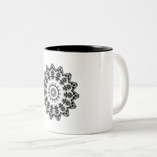 Tasse 2 Couleurs Extraordinaire Moyen-Orient Motif Rechercher ف Eng (Devant droit)
